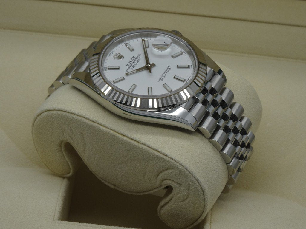 Montre Datejust 41 Blanc Jubilé Pour Homme