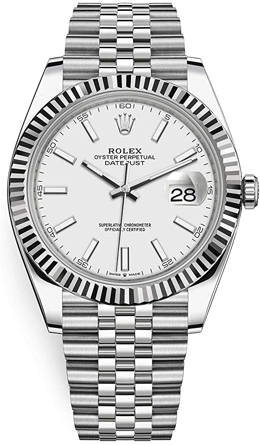 Montre Datejust 41 Blanc Jubilé Pour Homme