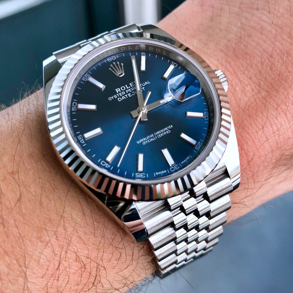 Datejust 41 Bleu jubilé Pour Homme