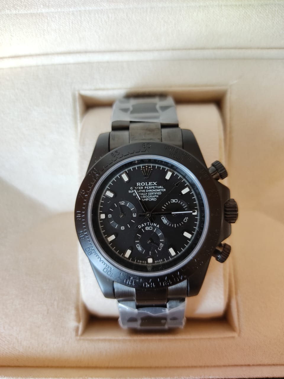 Montre Daytona Full In Black Pour Homme